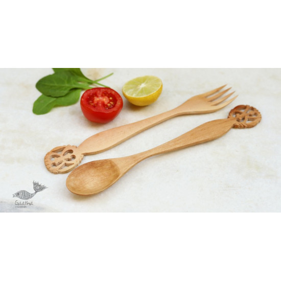 Purnak ✼ Udayagiri Wooden Cutlery - Set of Tow ✼ { 5 }